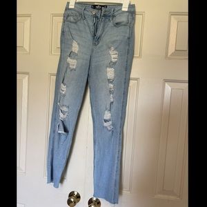 Hollister ultra high rise mom jeans
